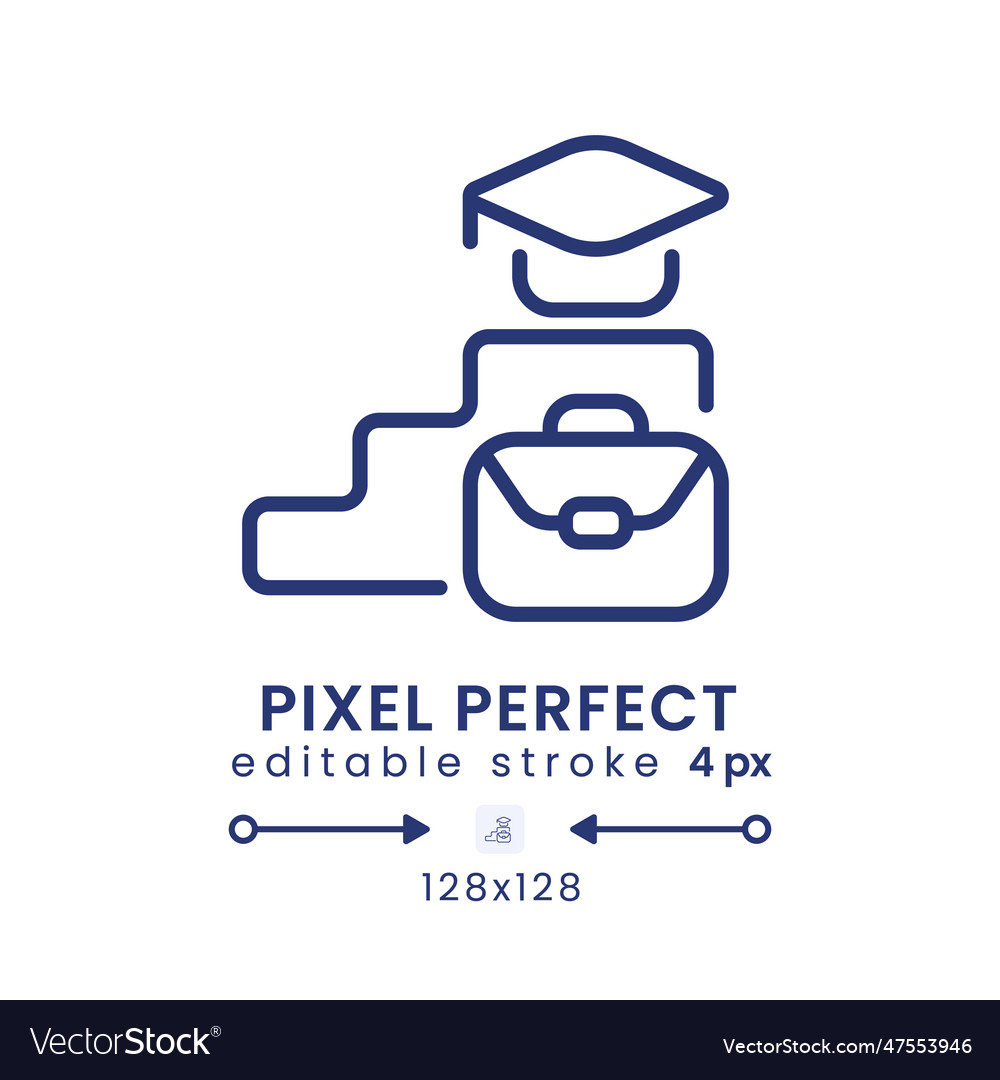 Learning and development linear desktop icon Vector Image