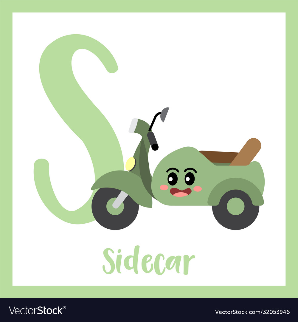 Letter s vocabulary sidecar