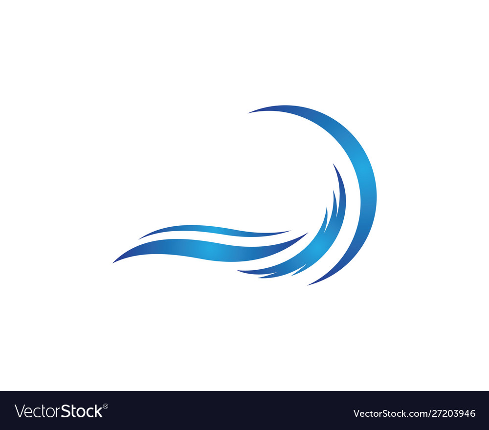 Wave symbol icon design Royalty Free Vector Image