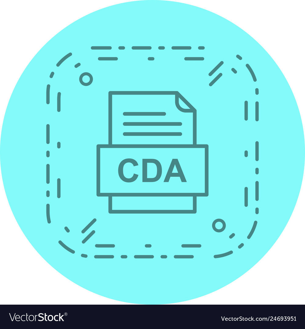 Cda file document icon