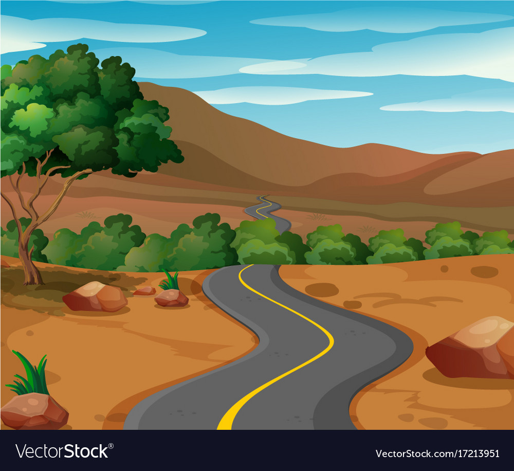 curve road to the