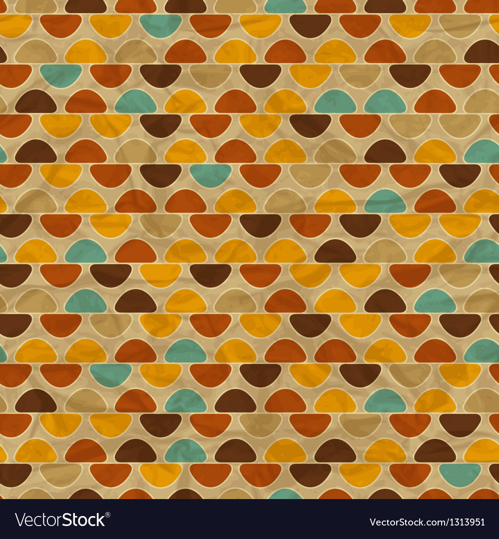 Seamless retro geometric pattern