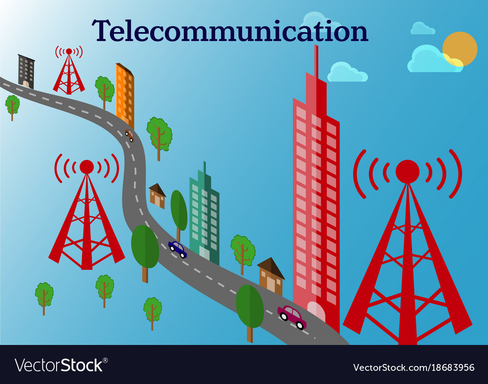 Telecommunication tower and transmitter