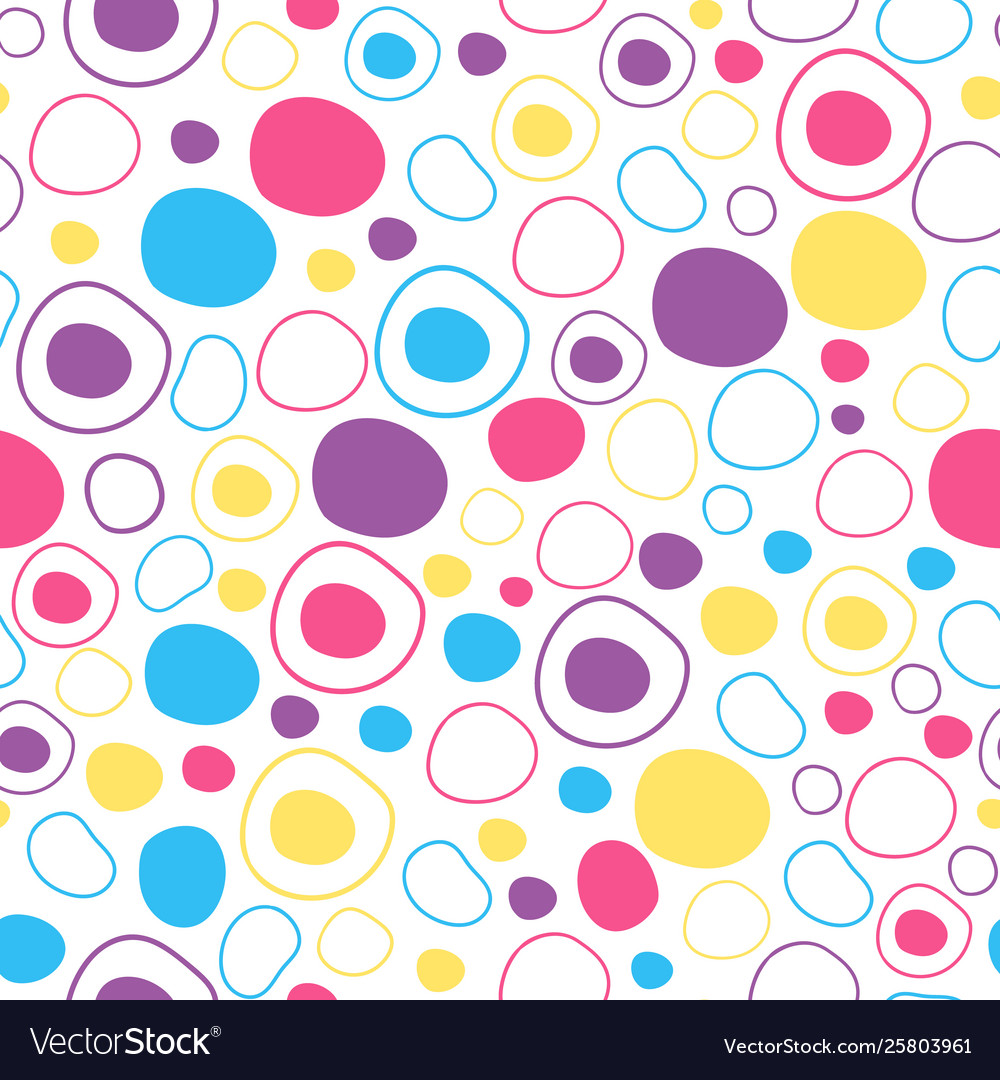 Abstract background with circles pattern Vector Image