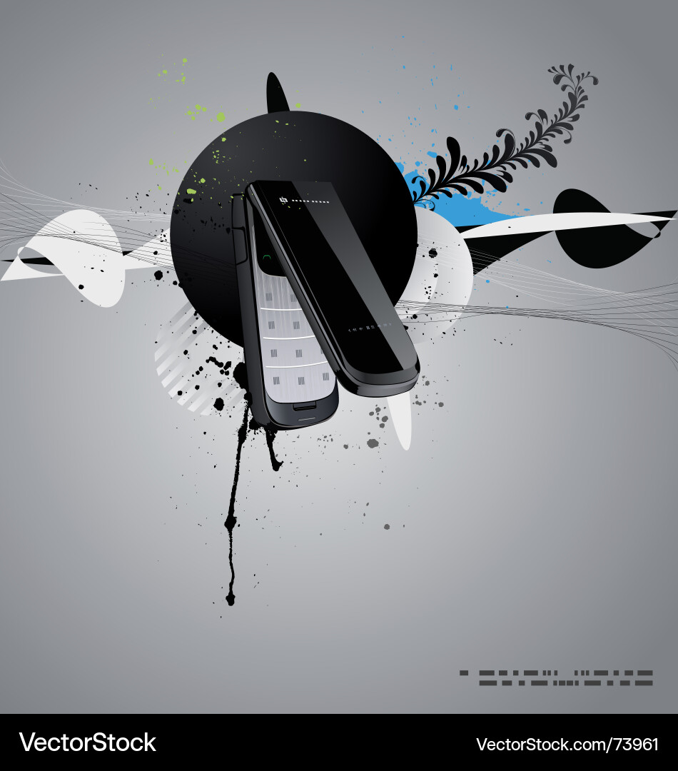 Cellular telephone Royalty Free Vector Image - VectorStock