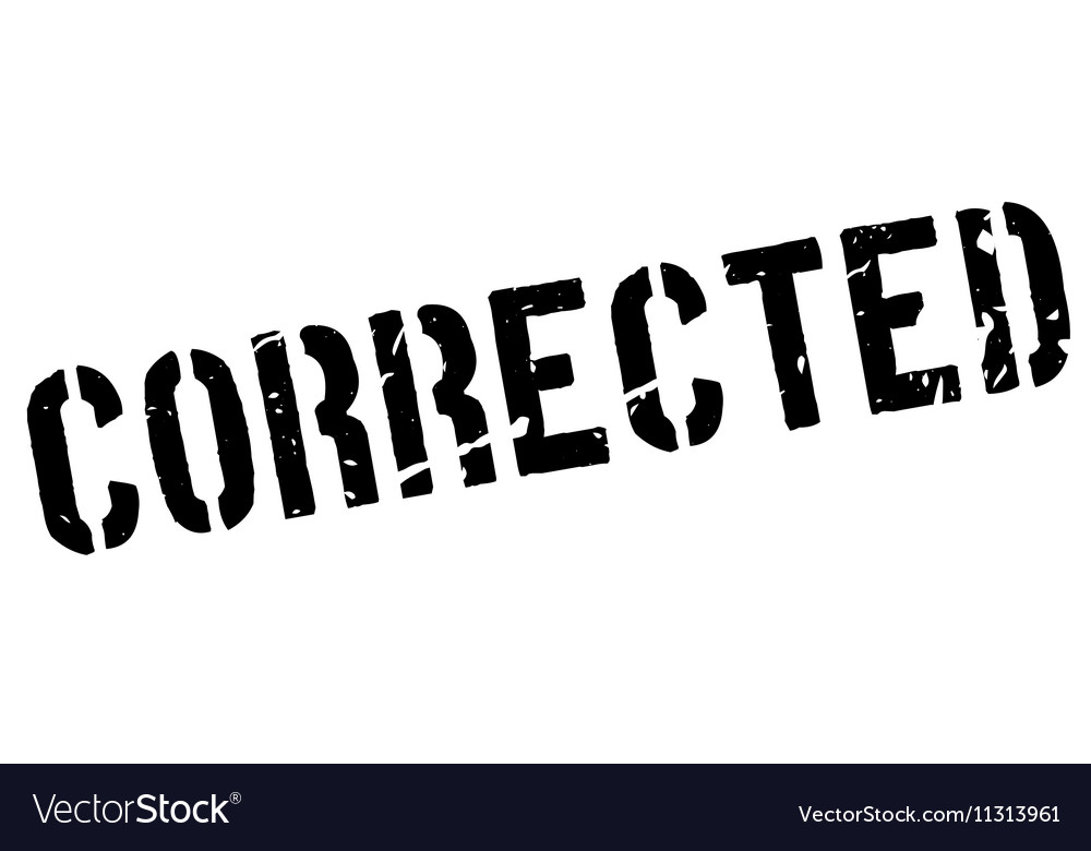 corrected rubber stamp royalty