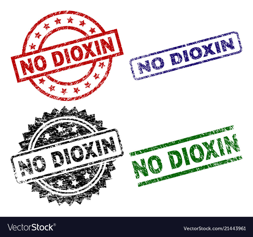 Damaged textured no dioxin stamp seals