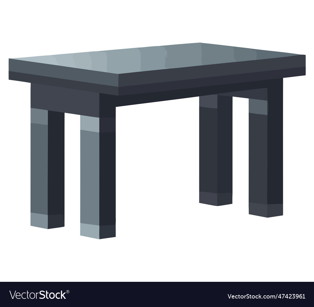 Modern table design Royalty Free Vector Image - VectorStock