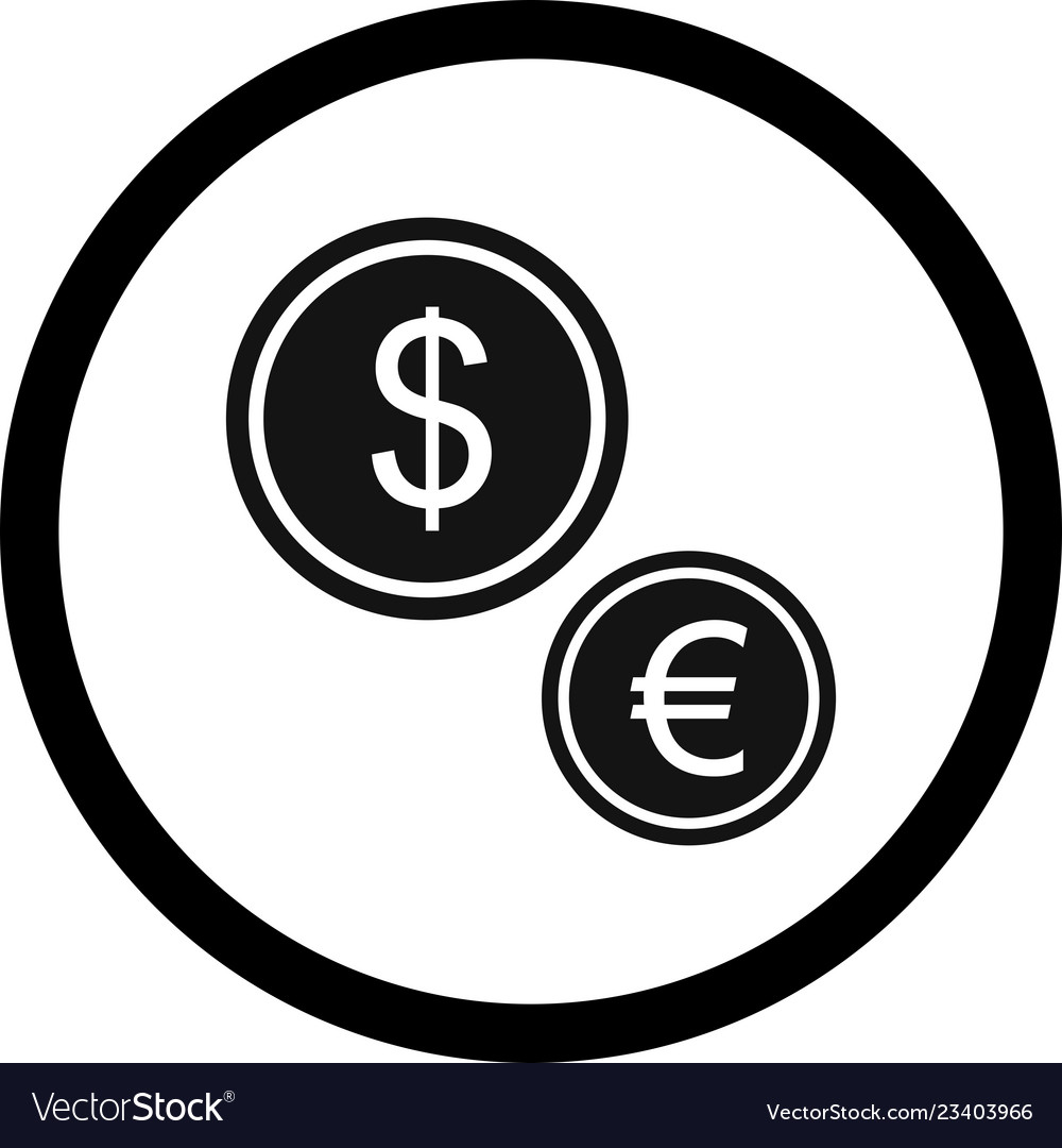 Currencies icon Royalty Free Vector Image - VectorStock