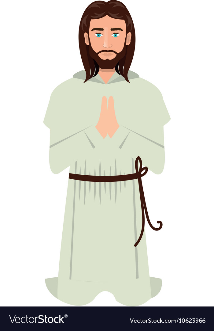 Jesus christ man cartoon