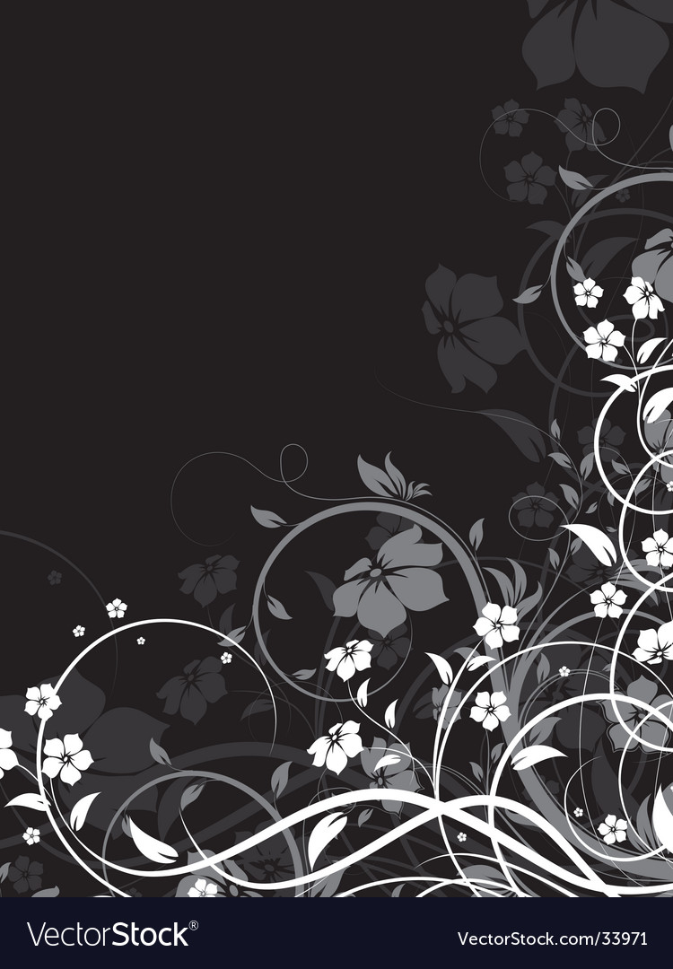 Floral abstraction Royalty Free Vector Image - VectorStock