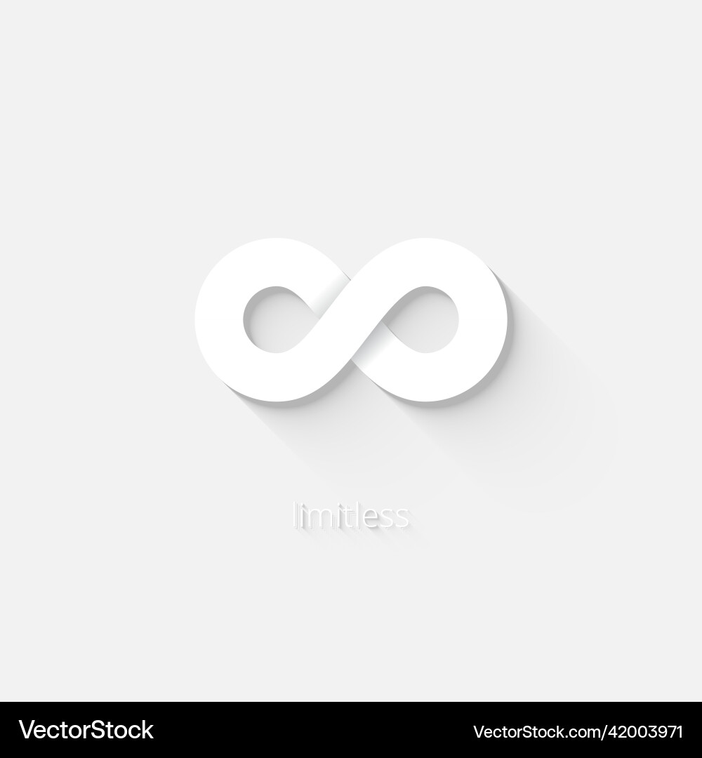 Infinity icon Royalty Free Vector Image - VectorStock