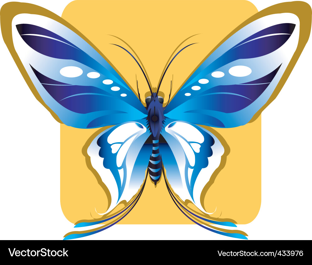 Butterfly Royalty Free Vector Image - VectorStock