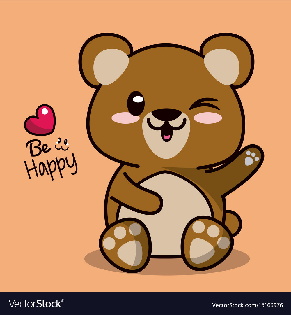 cute anime teddy bear