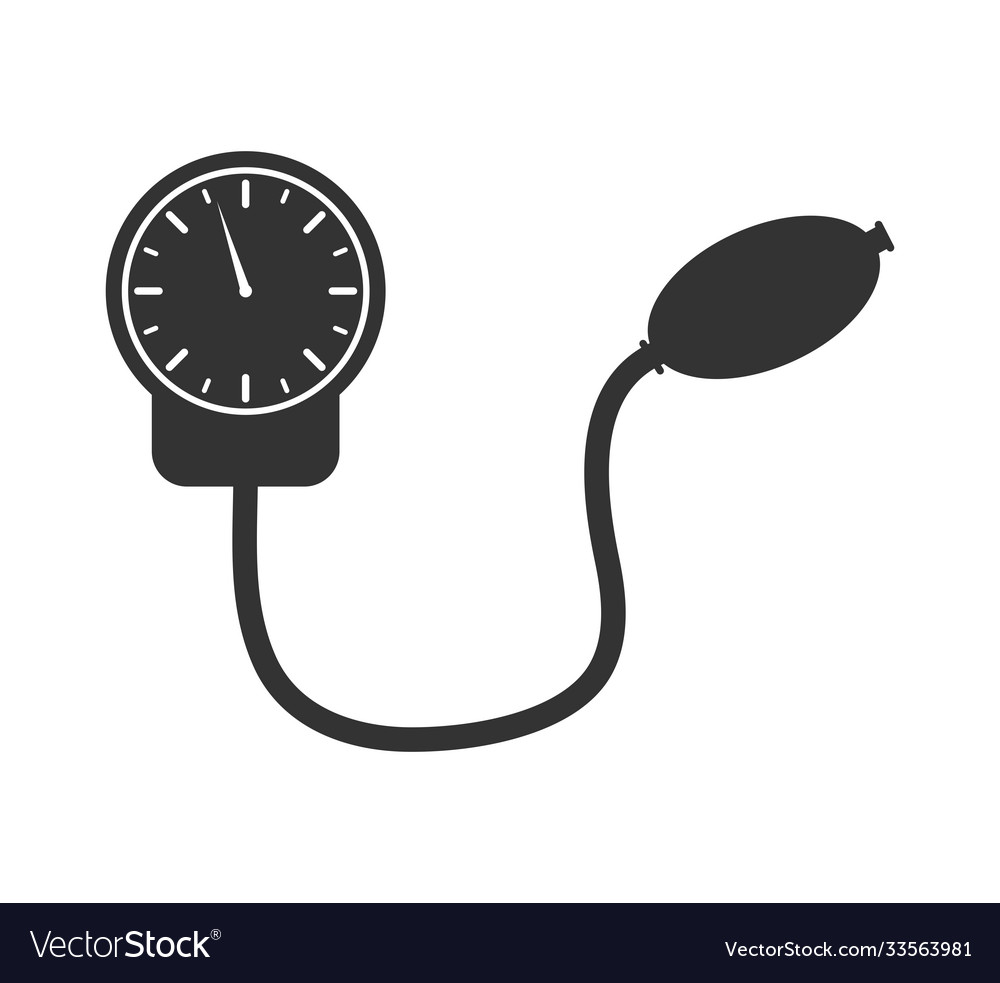 Icon tonometer for measuring pressure Royalty Free Vector