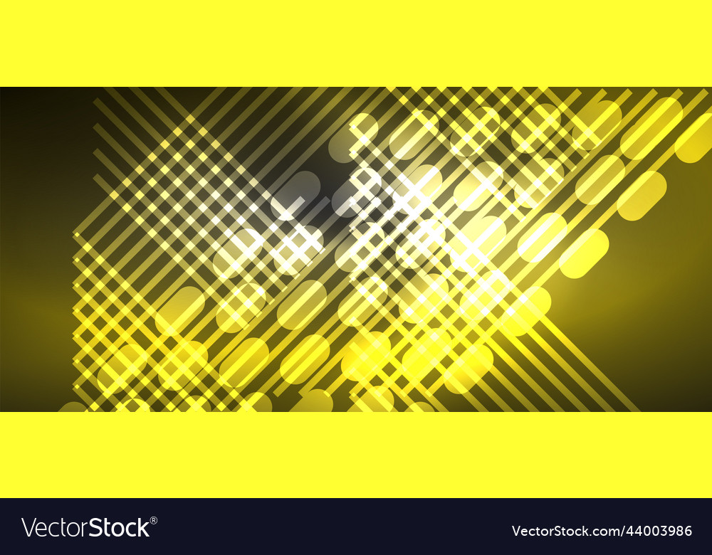 Background wallpaper neon glowing lines Royalty Free Vector