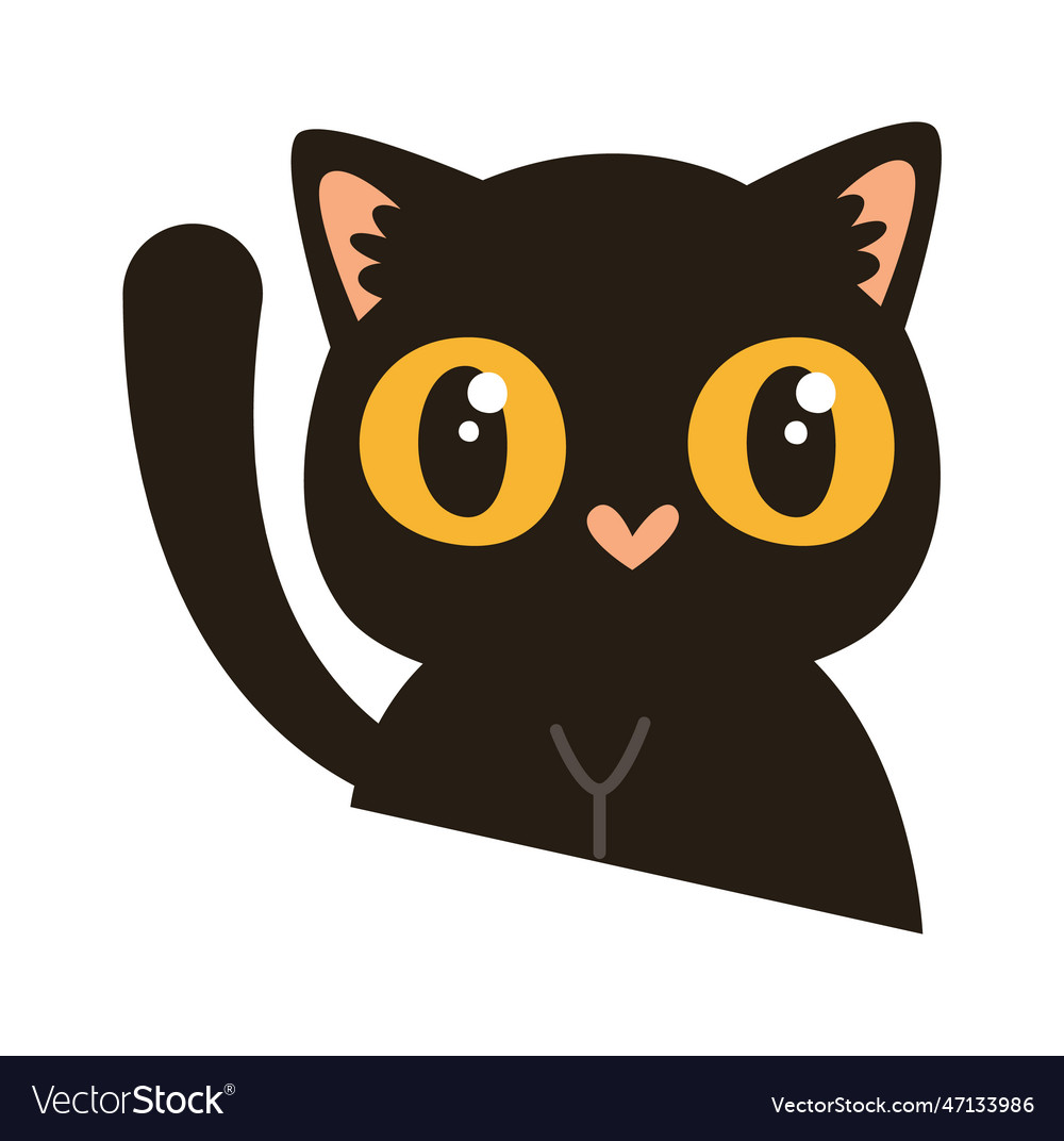 Cute cat pet Royalty Free Vector Image - VectorStock