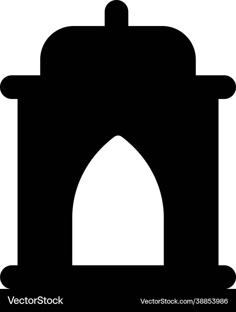 Historic gate Royalty Free Vector Image - VectorStock