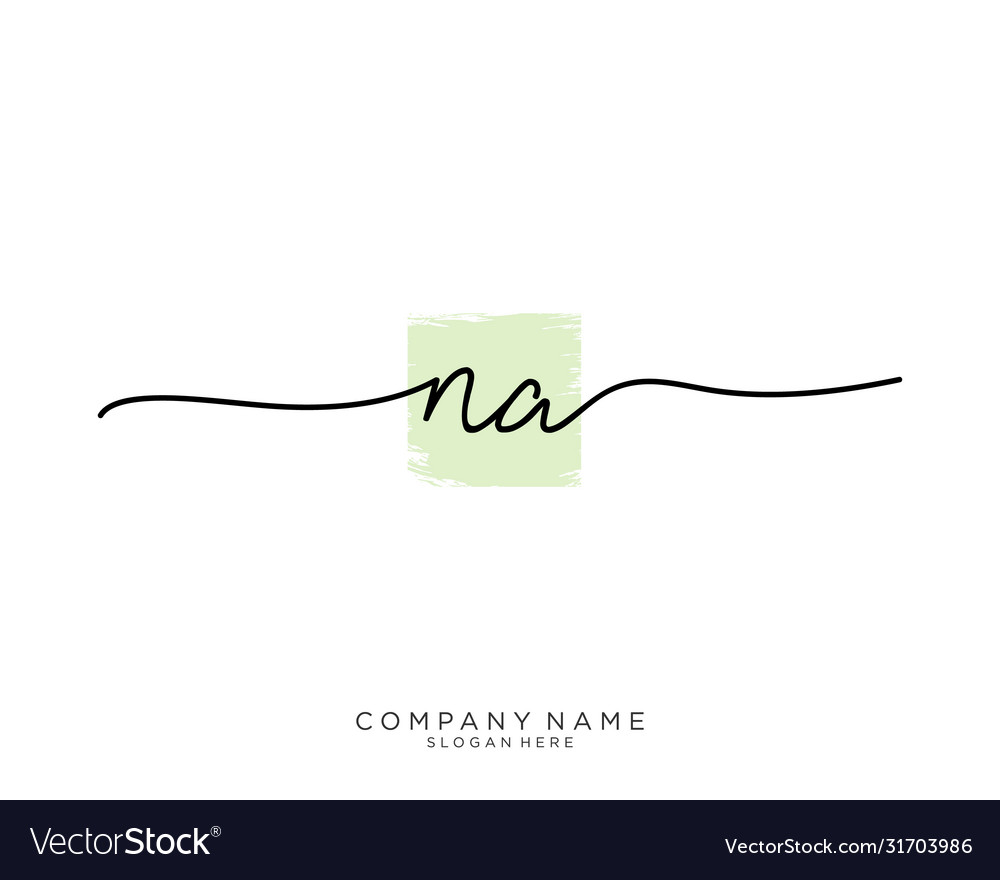 Na erste handschriftliche Logo-Design