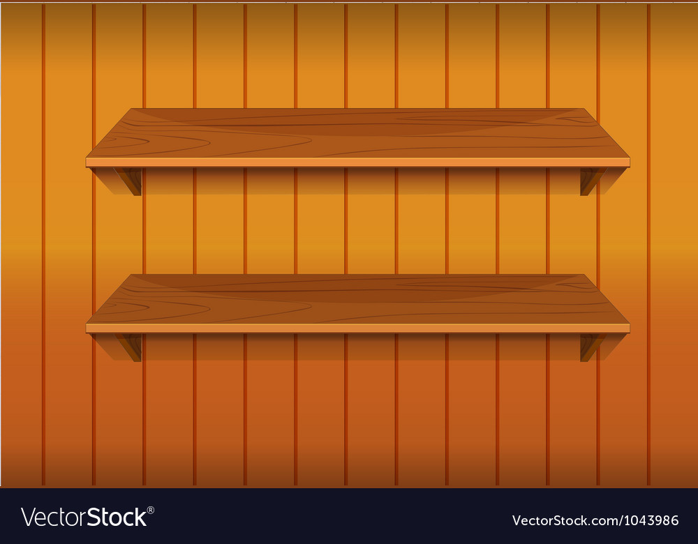 Shelves Royalty Free Vector Image VectorStock
