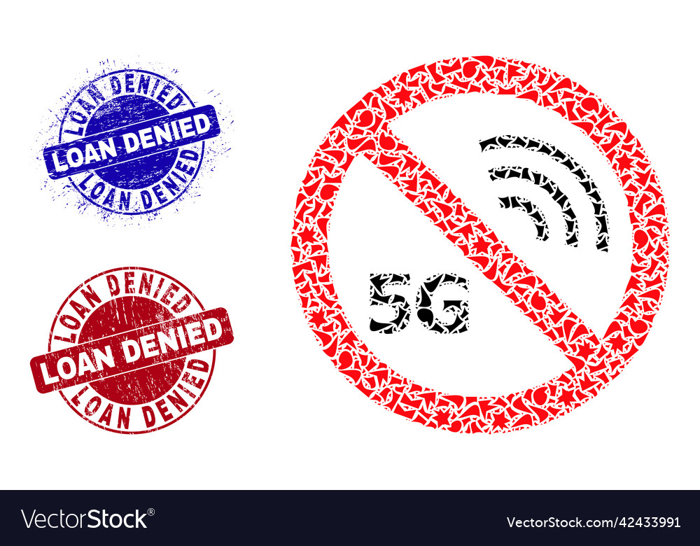 Stop 5g mosaic of fragments with loan denied