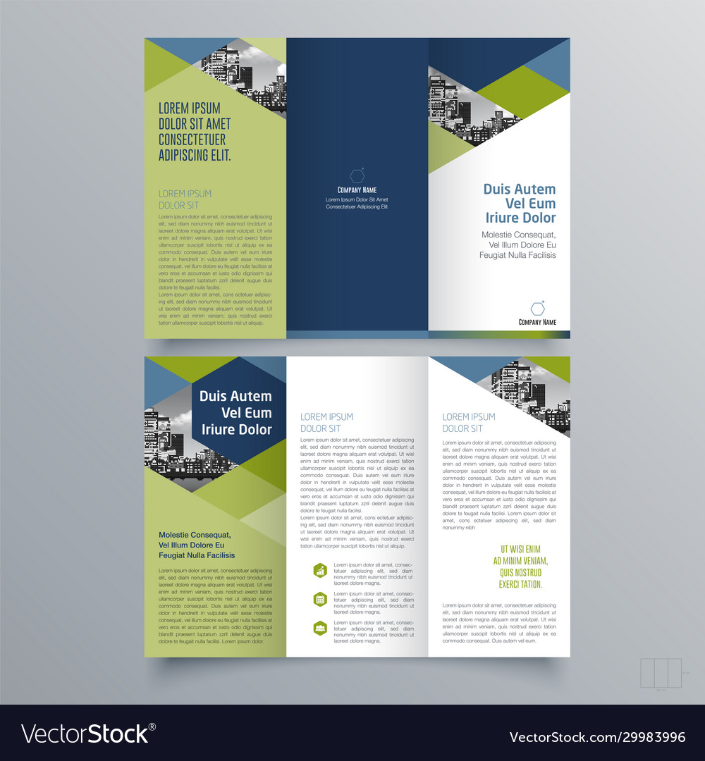 Brochure design 1703 Royalty Free Vector Image