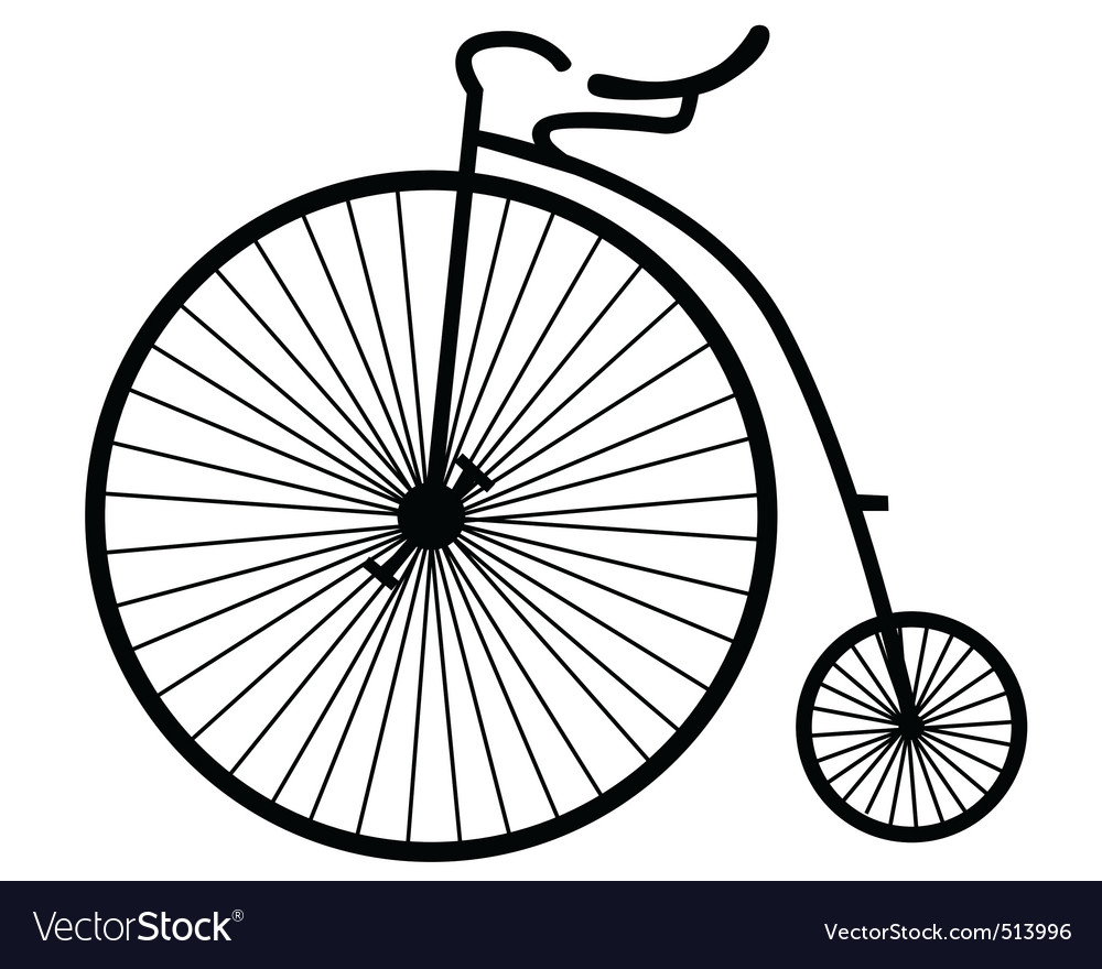 Download Old bicycle Royalty Free Vector Image - VectorStock