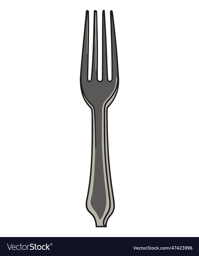 Stainless steel fork