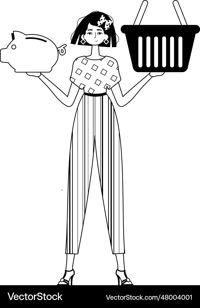 Daughter is holding a hoggish surfeit partake Vector Image