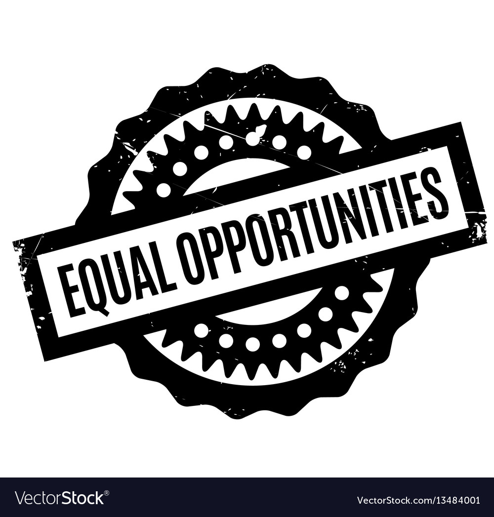 Equal opportunities rubber stamp