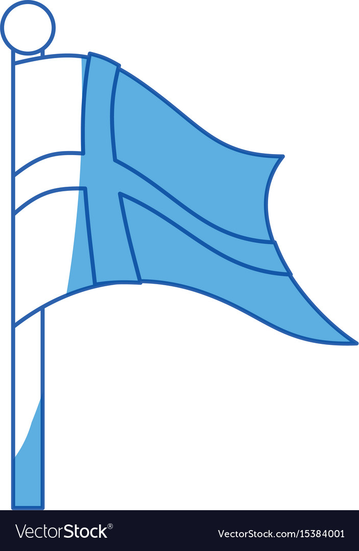 Finland flag emblem