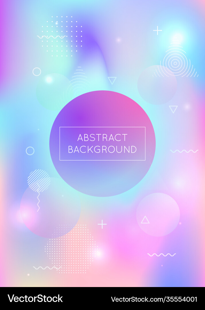 Liquid shapes background with dynamic fluid Vector Image