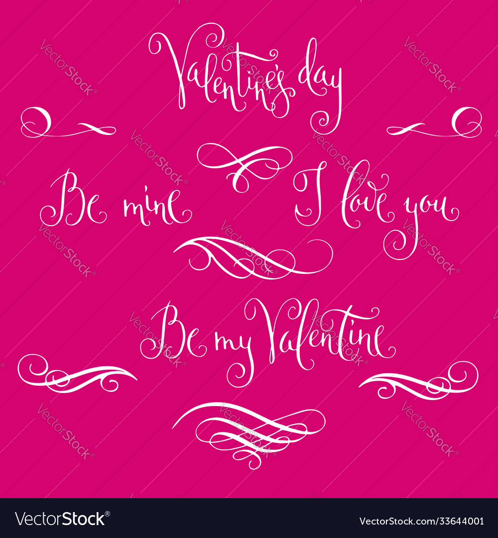 Valentines day greetings Royalty Free Vector Image