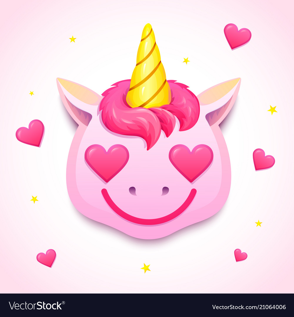 Emoji unicorn face