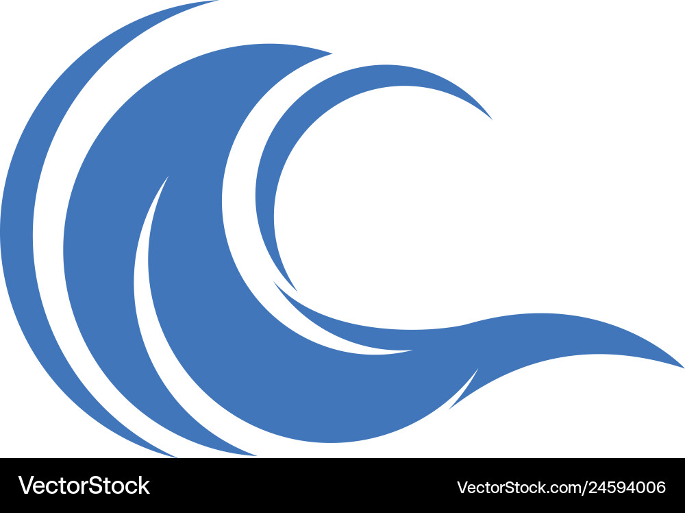 Wave icon Royalty Free Vector Image - VectorStock