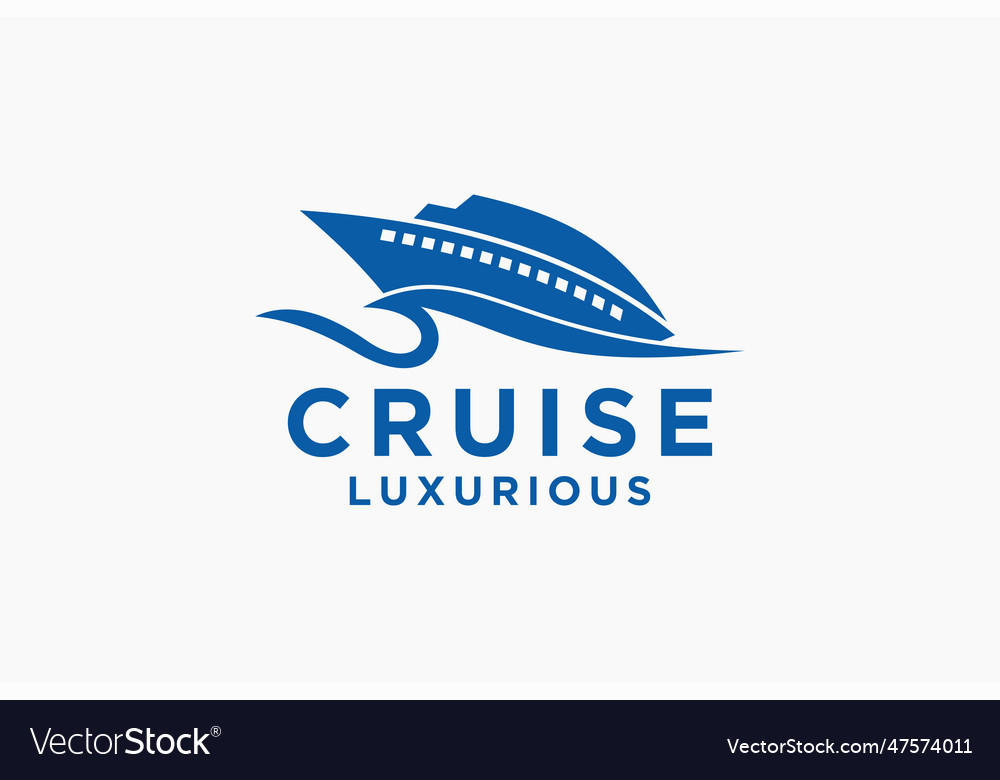 Boat logo design template graphic branding element