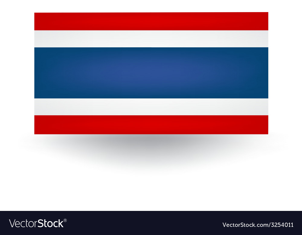 Thai Flag Royalty Free Vector Image - VectorStock