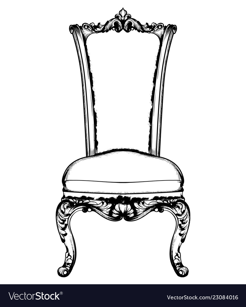 Premium Vector  Vintage baroque rococo furniture