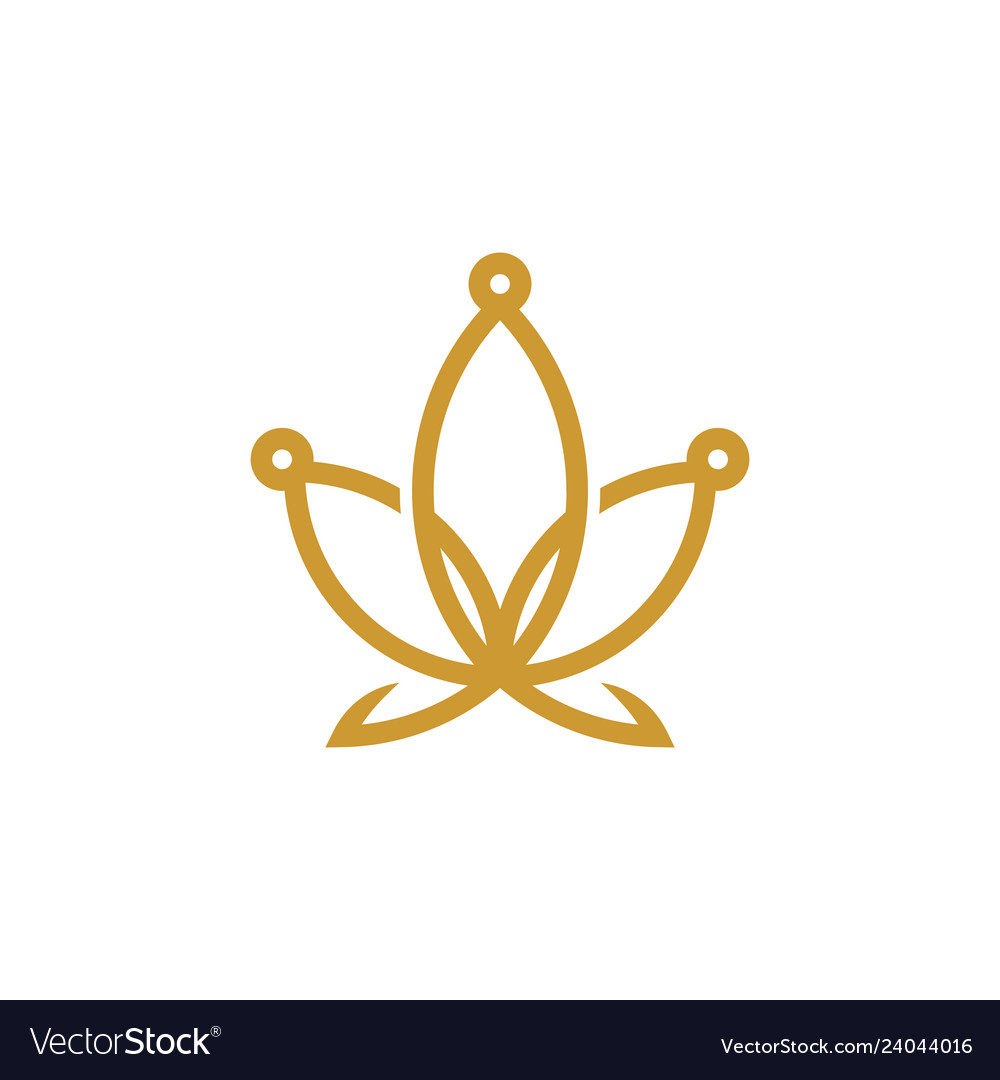 Cannabis logo cbd design Royalty Free Vector Image