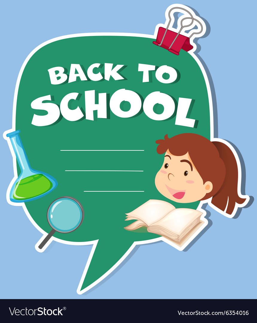 paper design with back to school theme royalty free vector what is theme paper for school