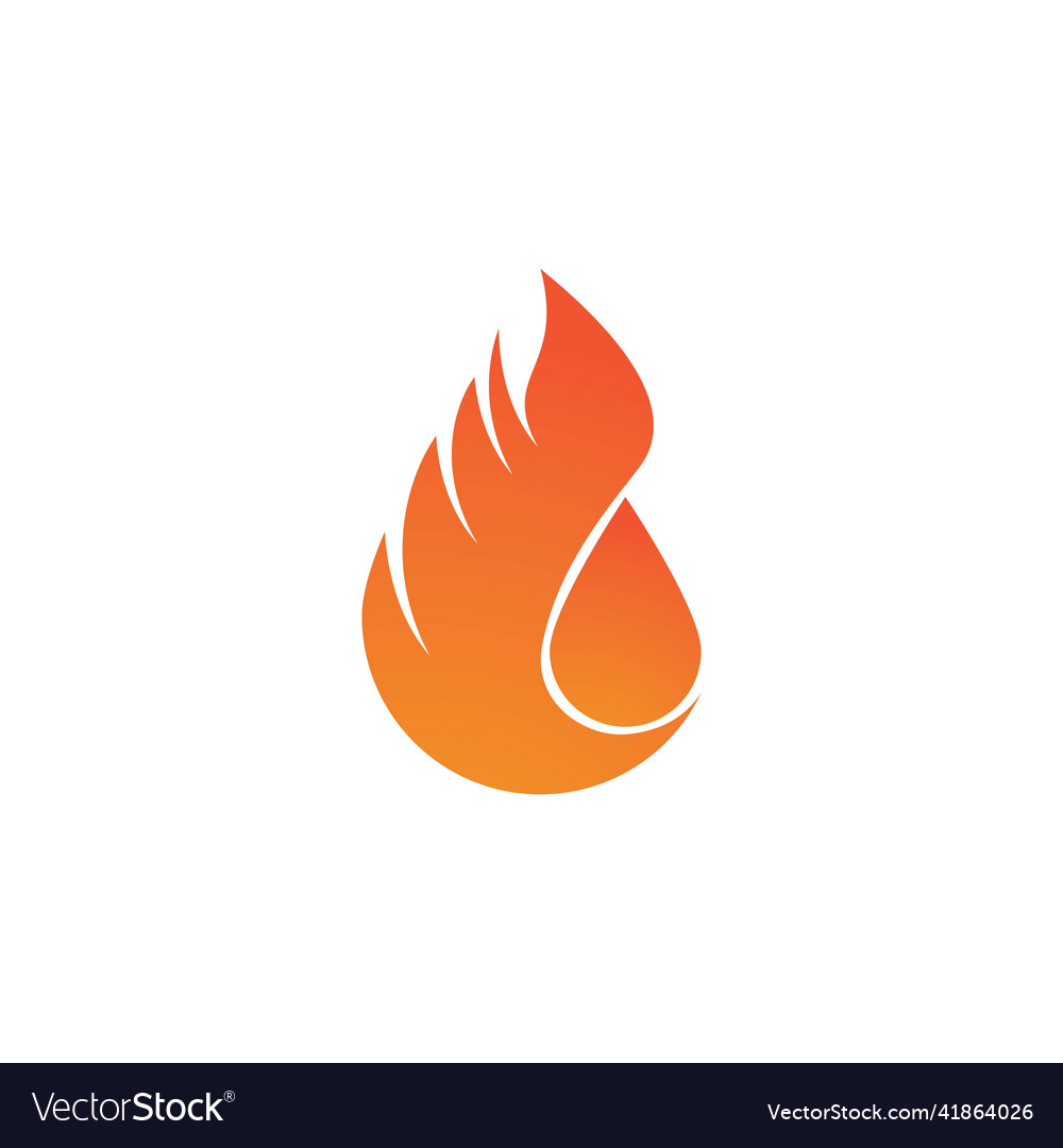 Fire flame logo Royalty Free Vector Image - VectorStock