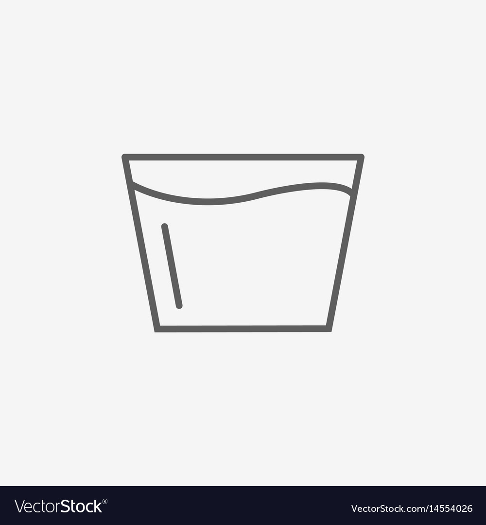 Glass Of Water Icon Royalty Free Vector Image - Vectorstock