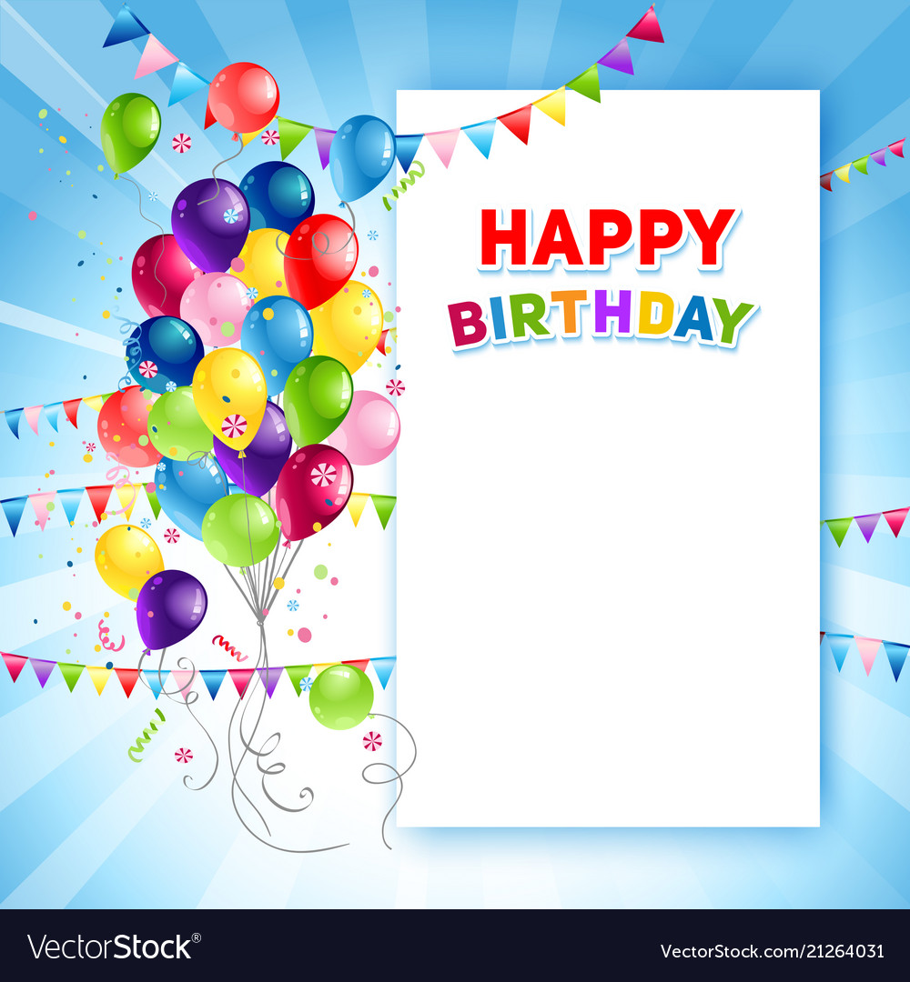 Happy Birthday Card Design Free - Printable Form, Templates and Letter