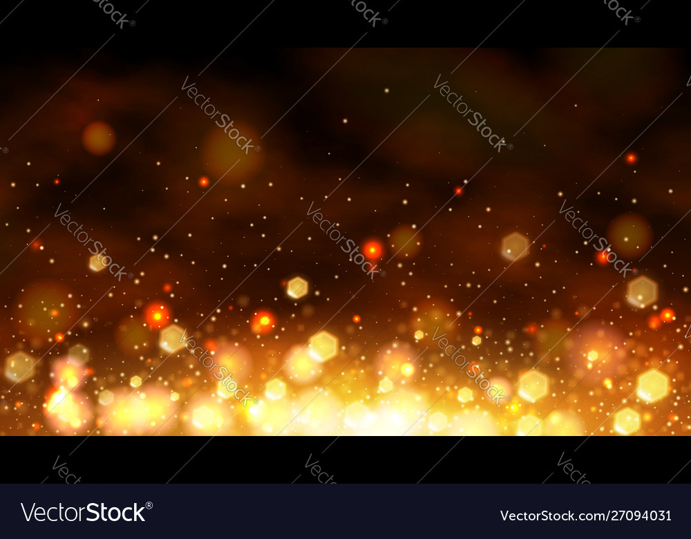 Gold bokeh abstract background stock