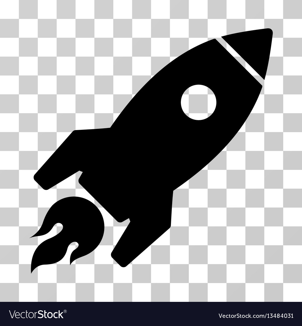 Rocket launch icon Royalty Free Vector Image - VectorStock