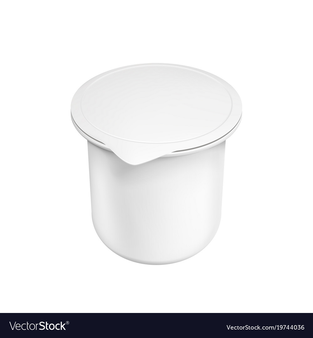 Realistic white mock up blank