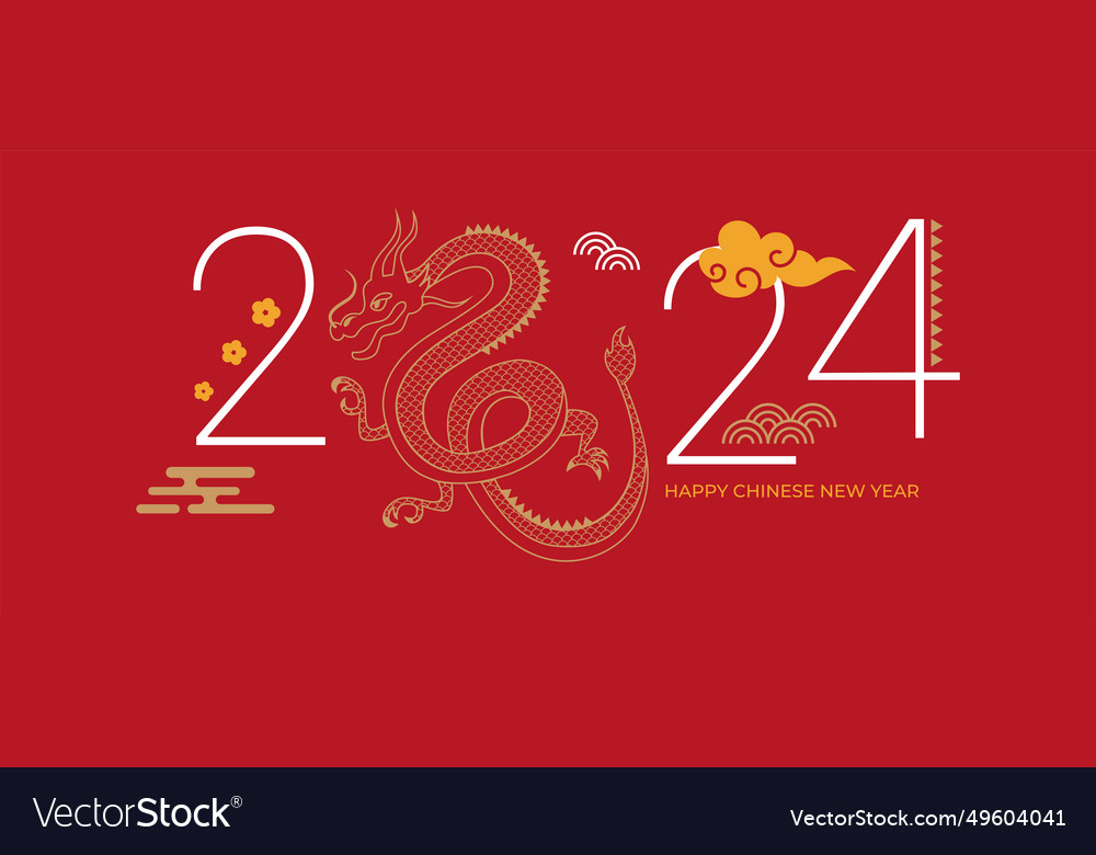 Lunar new year background banner chinese Vector Image