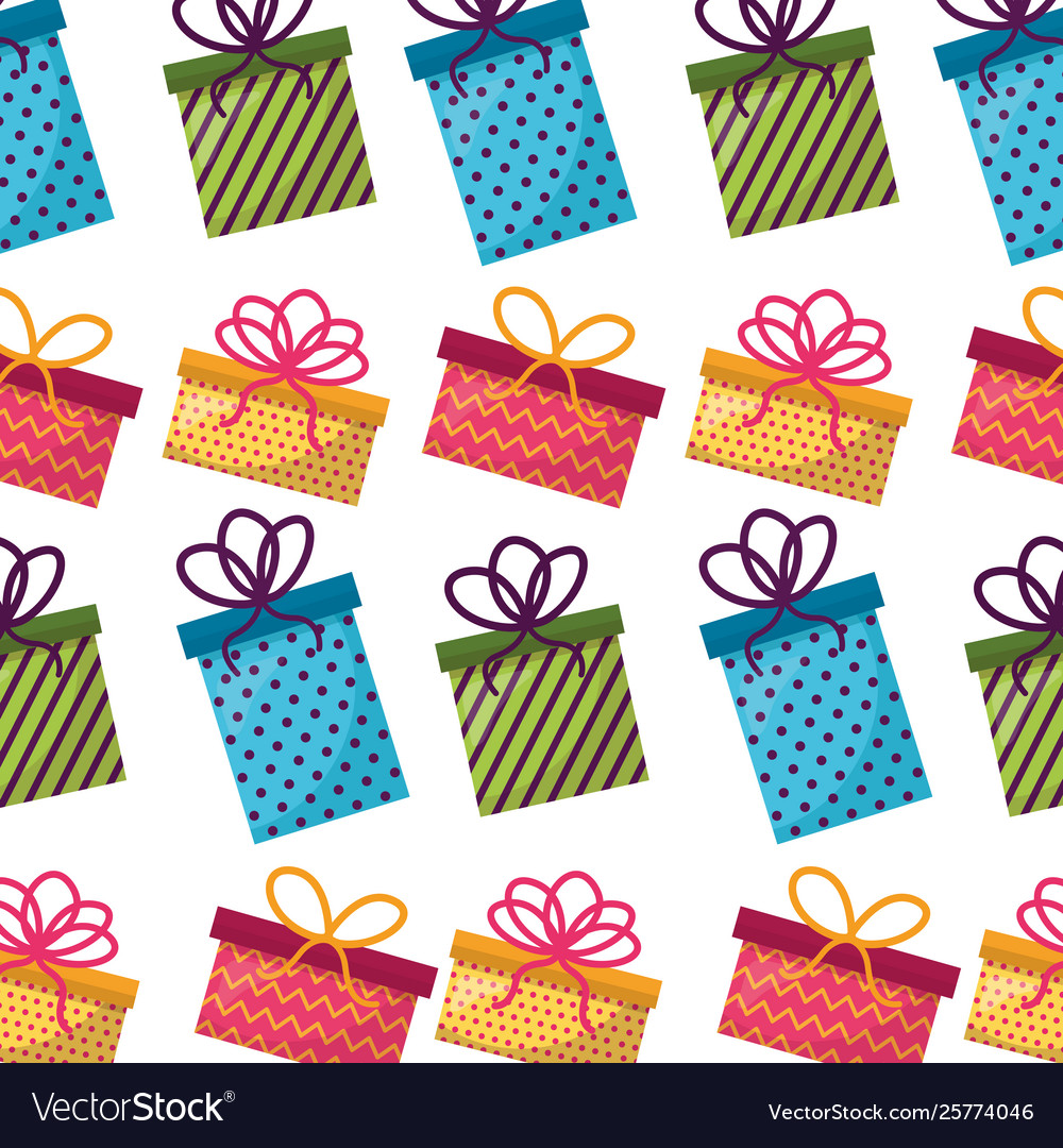 Background gift box Royalty Free Vector Image - VectorStock