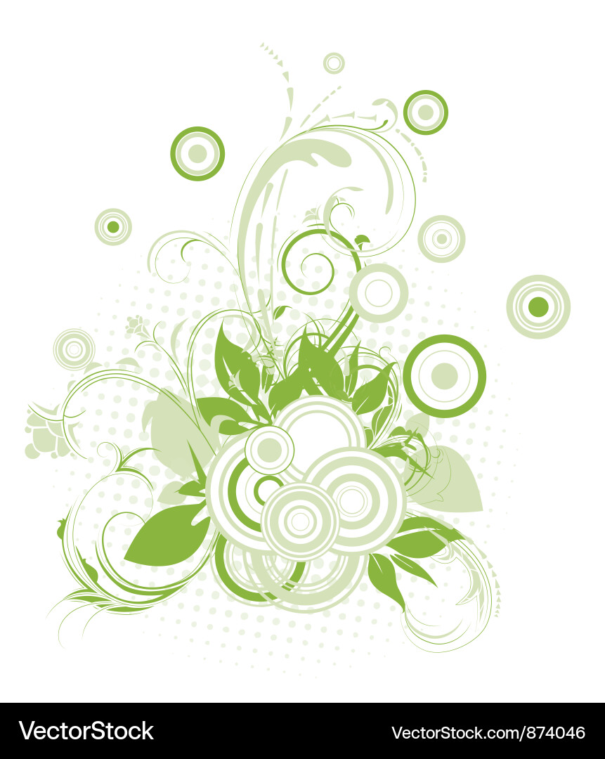 Floral Royalty Free Vector Image - VectorStock