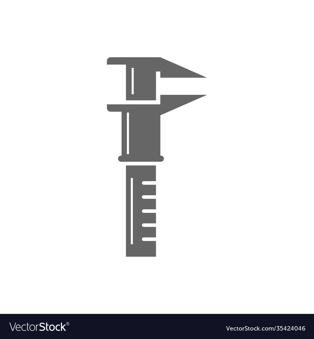 Set ruler tools icon engineering simple icon Vector Image